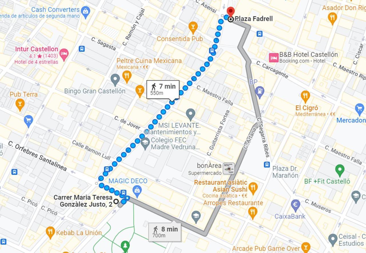 Apartamento Con Balcon Cerca Del Centro Castellón de la Plana Kültér fotó